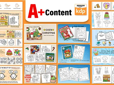 A+ Content amazon kdp coloringbook freelance graphicdesign illustration tshirtdesign vectorart