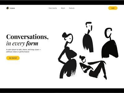 Lemon - Hero Section branding design hero heropage herosection illustration typohraphy