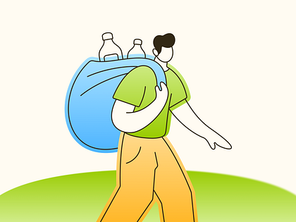 Eco-Friendly Character Illustration