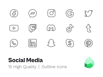 Social Media • Icon Pack