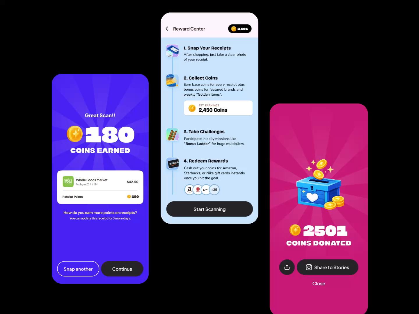 Example of Rewards - Gamified App Showreel