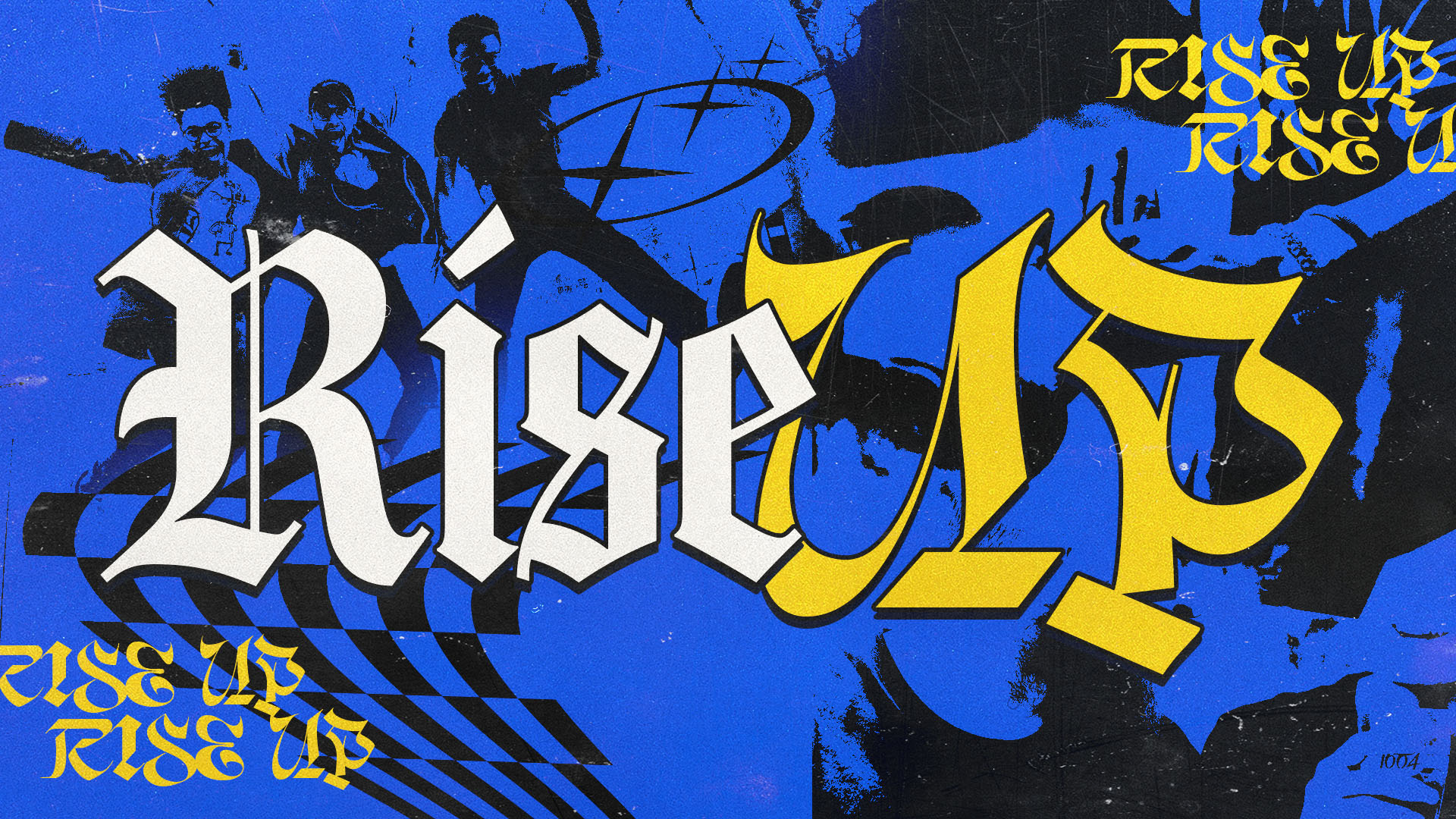 Rise Up | Sermon Series christian church editorial design god graphic design jesus poster sermon social media type design