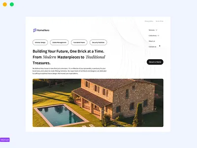 Home Hero design icon ui ux