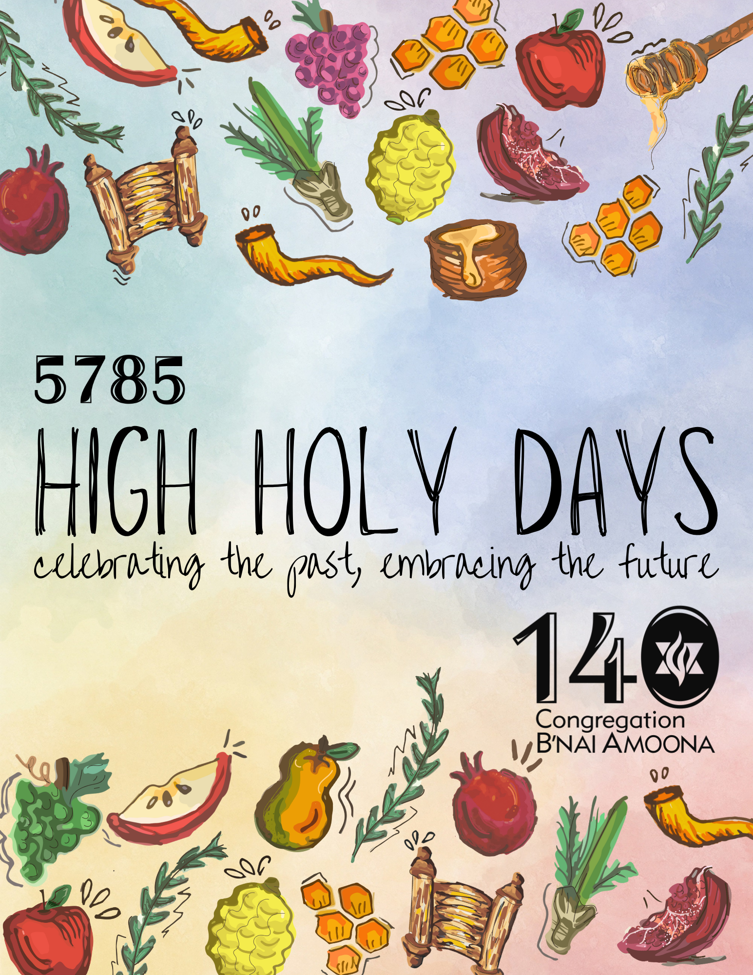 High Holy Days Campaign booklet design concept development environmental design illustrator multimedia painting project management reelnarrative editing vector