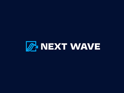 Next Wave analytics badges brand branding data identity illustration logo packaging print surf typography wave