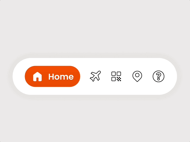 Travel App Tab bar