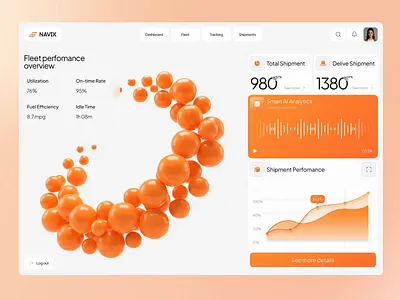 AI Dashboard design for Logistics company admin dashboard admin interface admin panel ai dashboard ai design ai interface ai product ai saas design analytics dashboard app dashboard design dashboard interface dashboard web design logistics product design saas dashboard saas design user dashboard web dashboard web dashboard ui