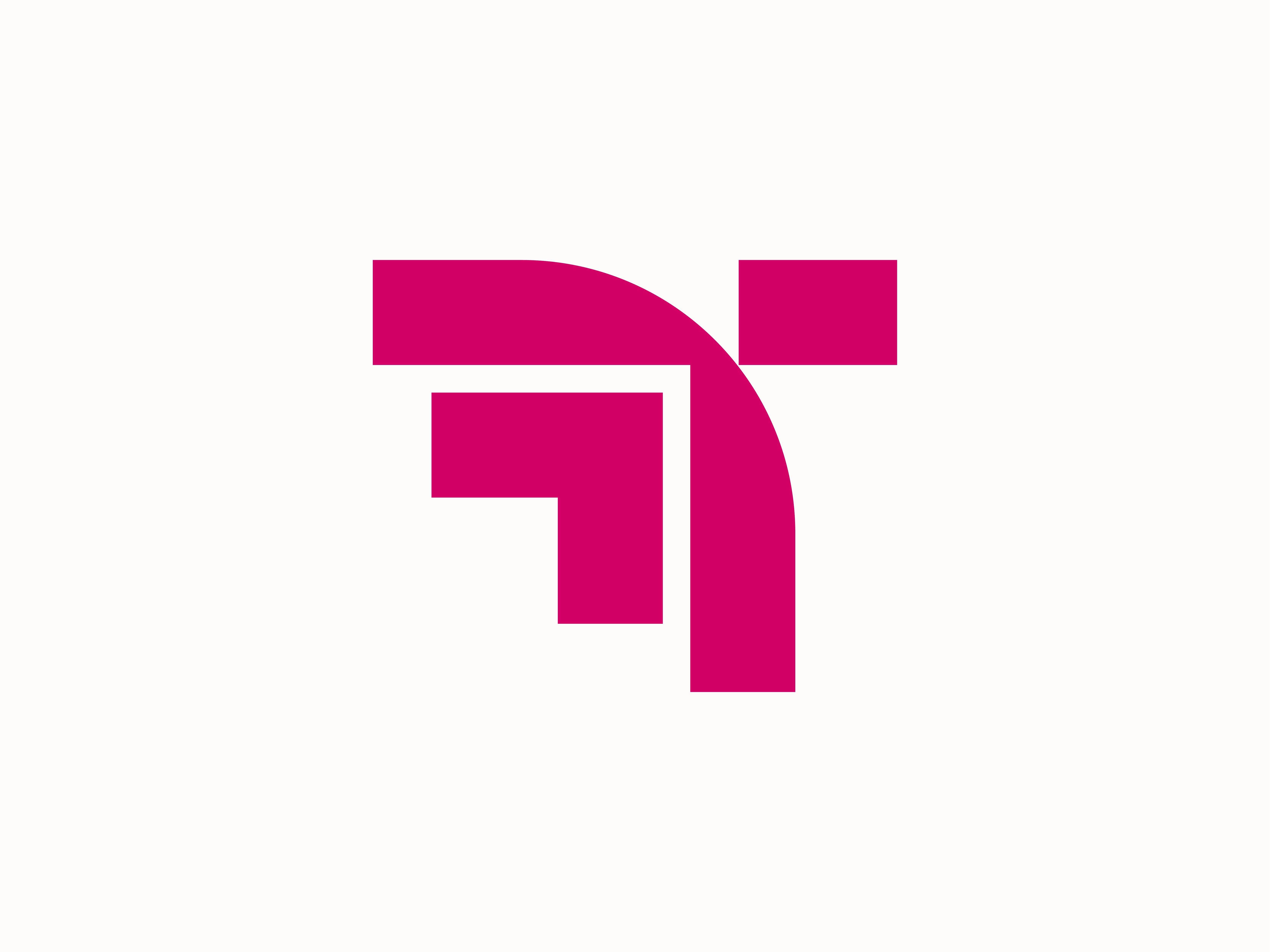 t logo design with arrow symbol