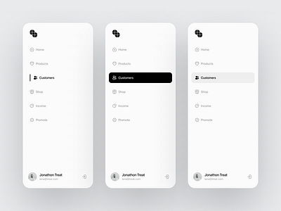 sidebar menu design adobe xd app branding design figma graphic design icon illustration landing landing page logo product design sidebar sidebar menu design typography ui ux vector web website design