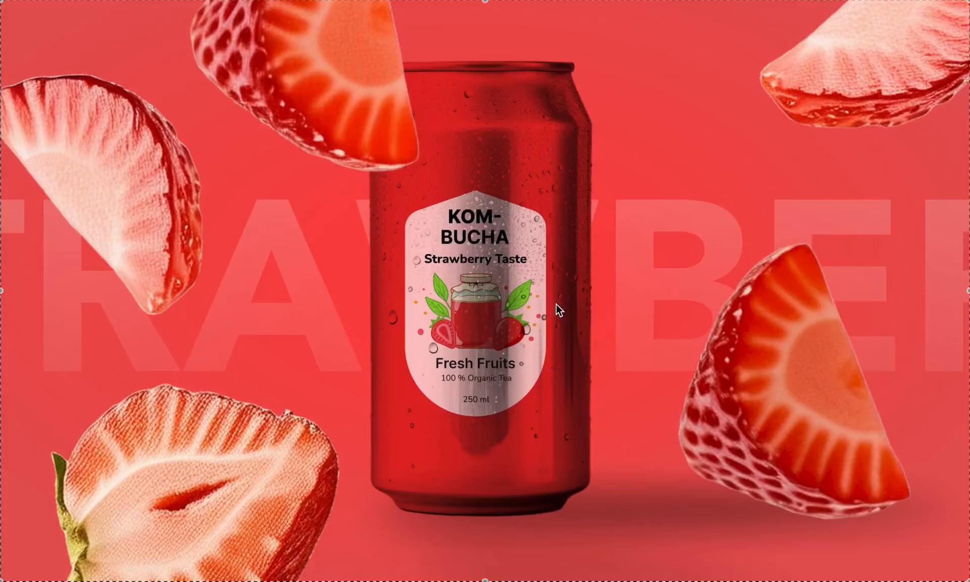 Product Transition Animation: KOMBUCHA