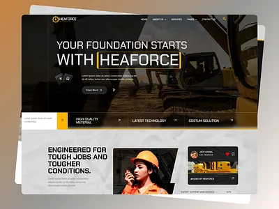 Modern Machine Manufacturing Website Design Framer UI UX figma company website design divi elementor elementor design figma design framer design framer website graphic design interface design landing page machine website manufacturing website modern design ui ui design ui ux ux design website design wordpress design