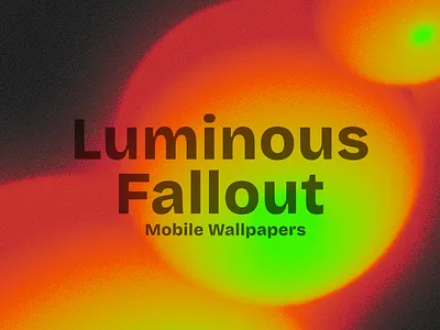 Luminous Fallout abstract background gradient graphic design neon wallpaper