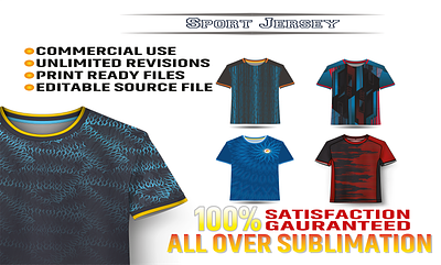 I will design full sublimation sports and esports jersey apparel brand identity branding creative designer custom design custom jersey design custom sports jersey design custom t shirt design design designer esports esports jersey graphic design illustrator jersey sports apparel t shirt design vector tracing
