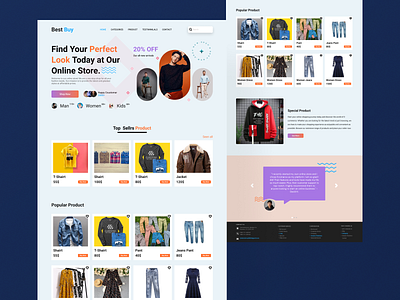 E-commerce Landing Page animation best ecommerce landing page clean design e commerce design e commerce shop ecommerce ecommerce store ecommerce website landing page landing page design marketplace new landing page online shop online shopping online store product ui ux web design