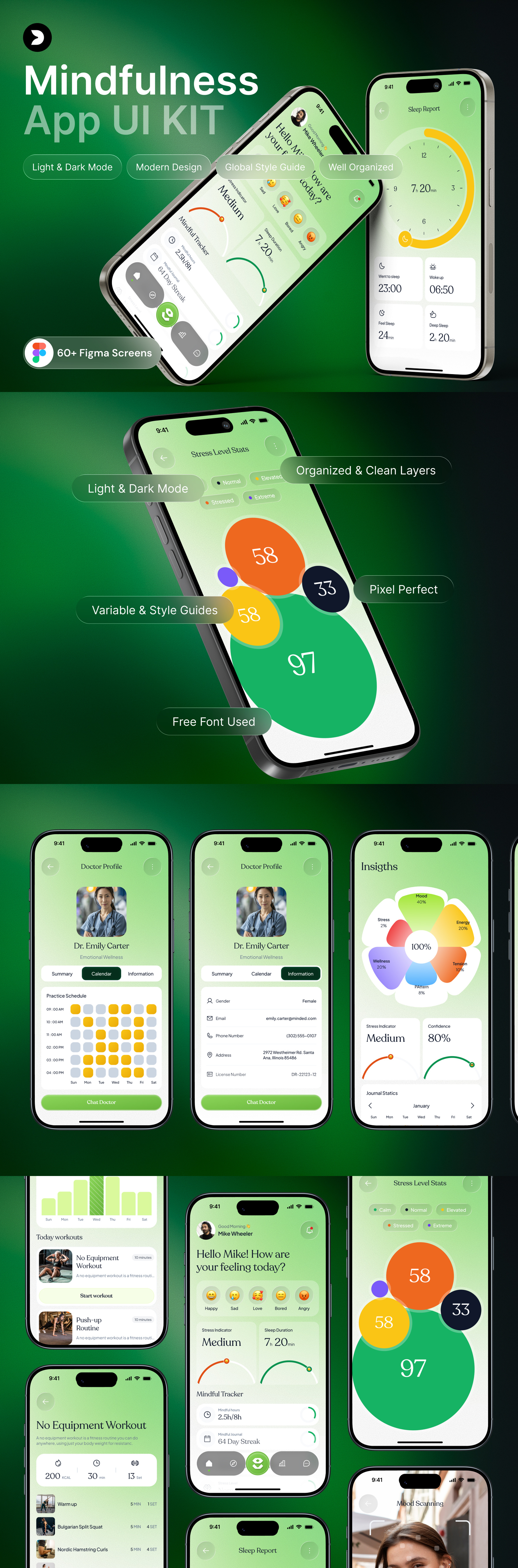 Mindfuly – Mindfulness & Mental Wellness UI 3d branding graphic design logo ui
