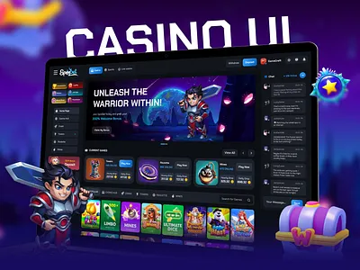 🔥Online Casino & Gaming Dashboard betting casino casino dashboard casino home page casino interface casino mobile app casino template casino ui casino website gambling gambling design gambling ui game design igaming live casino mobile casino mobile game mobile responsive online casino slots game