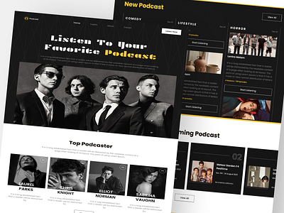 Podcast landing page landing page design podcast podcast landing page podcast page