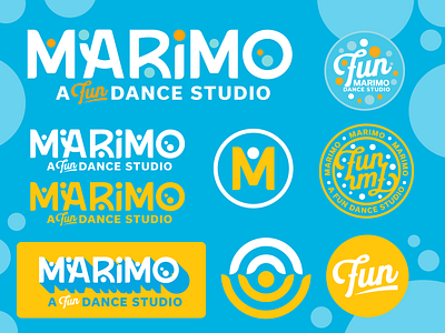 Marimo Branding branding dance studio design district north design logo marimo new hampshire nick beaulieu vector