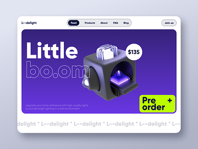Boom 3d 3d design application b3d blender graphic design interface lighting mobile online store product product design rendering toy ui ui design ux ux design web web design
