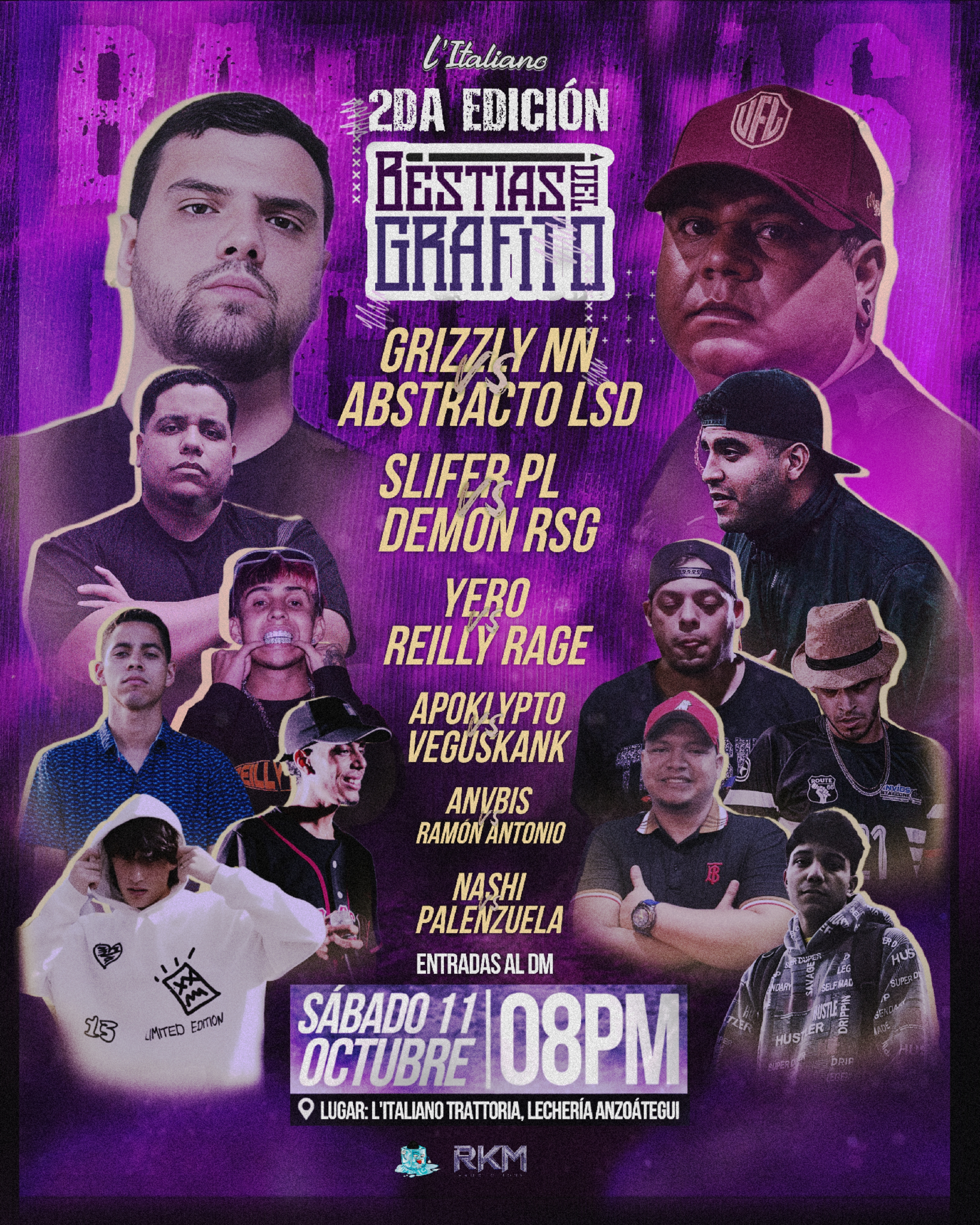 BESTIAS DEL GRAFITO PROYECT branding graphic design logo