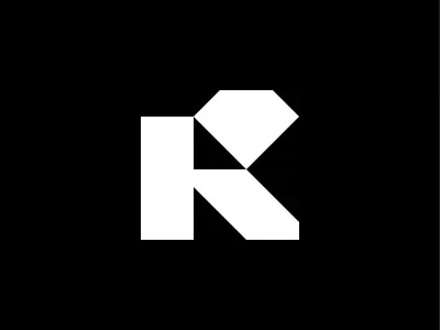 Rubi [mark] ai brand branding design diamond digital geometric graphic design icon jewelry letter r logo marks minimal monochrome monogram negative space tech visual identity web3