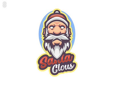 Santa Mascot Logo Design branding design graphic design illustration logo vector