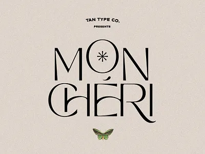 TAN - MON CHERI 60s font classy font elegant font fashion font groovy font logo type retro retro font simple tan mon cheri ui unique font vintage vintage font