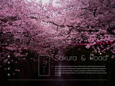 Sakura Fest Webdesign 🌸 aesthetic animation asia branding design dribbble graphic design illustration recommendations typography webdesign websitedesign