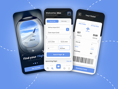 Flight Booking App Design app design ui ux