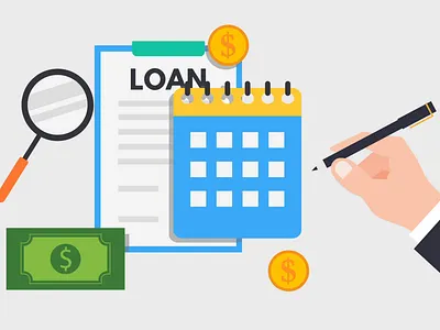 Business loan agreement and financial planning 3d animation branding graphic design logo motion graphics ui