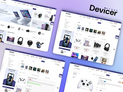 🎮 Devicer Pro — Next-Gen Electronics E-commerce Experience checkoutexperience digitalcommerce ecommercewebdesign electronicsstore gamingstoreui modernwebdesign onlinestoredesign productgridui productpagedesign responsivedesign shoppingcartui techecommerce techwebsite websiteinspiration
