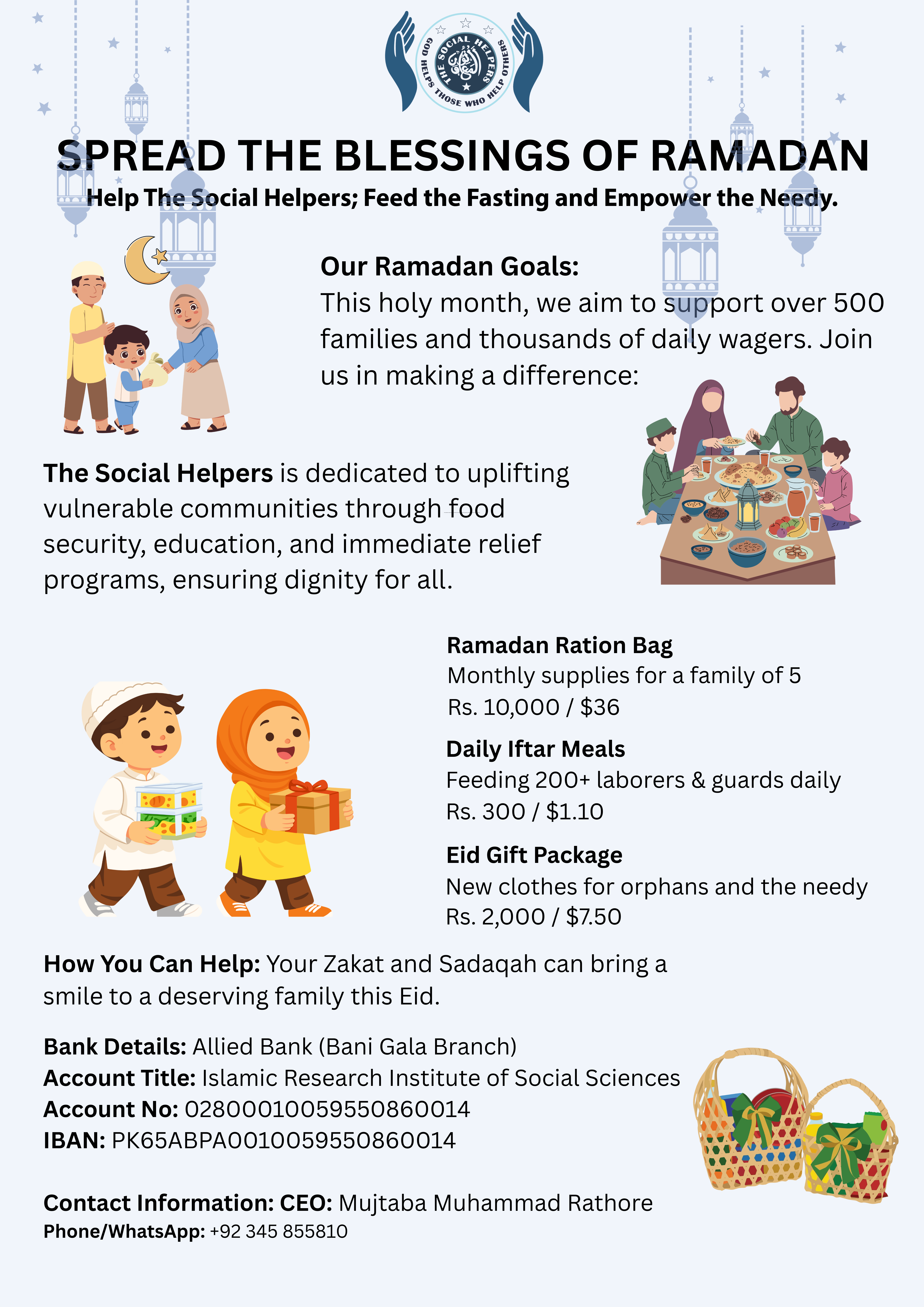 Ramadan Charity Banner Design