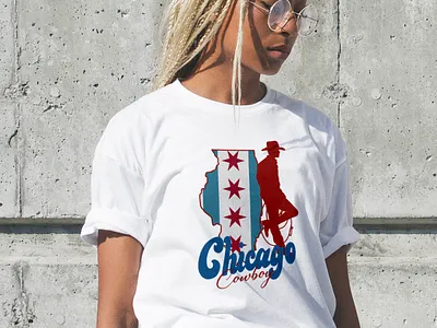 Chicago Cowboy T-Shirt Design chicago cowboy tshirt chicago fashion chicago outfit custom t shirt design fashion designing graphic design graphic tee logo merchandise design streetwear t shirt design t shirt designer t shirt designing t shirt illustration tshirt design tshirt design ideas urban streetwear usa t shirt
