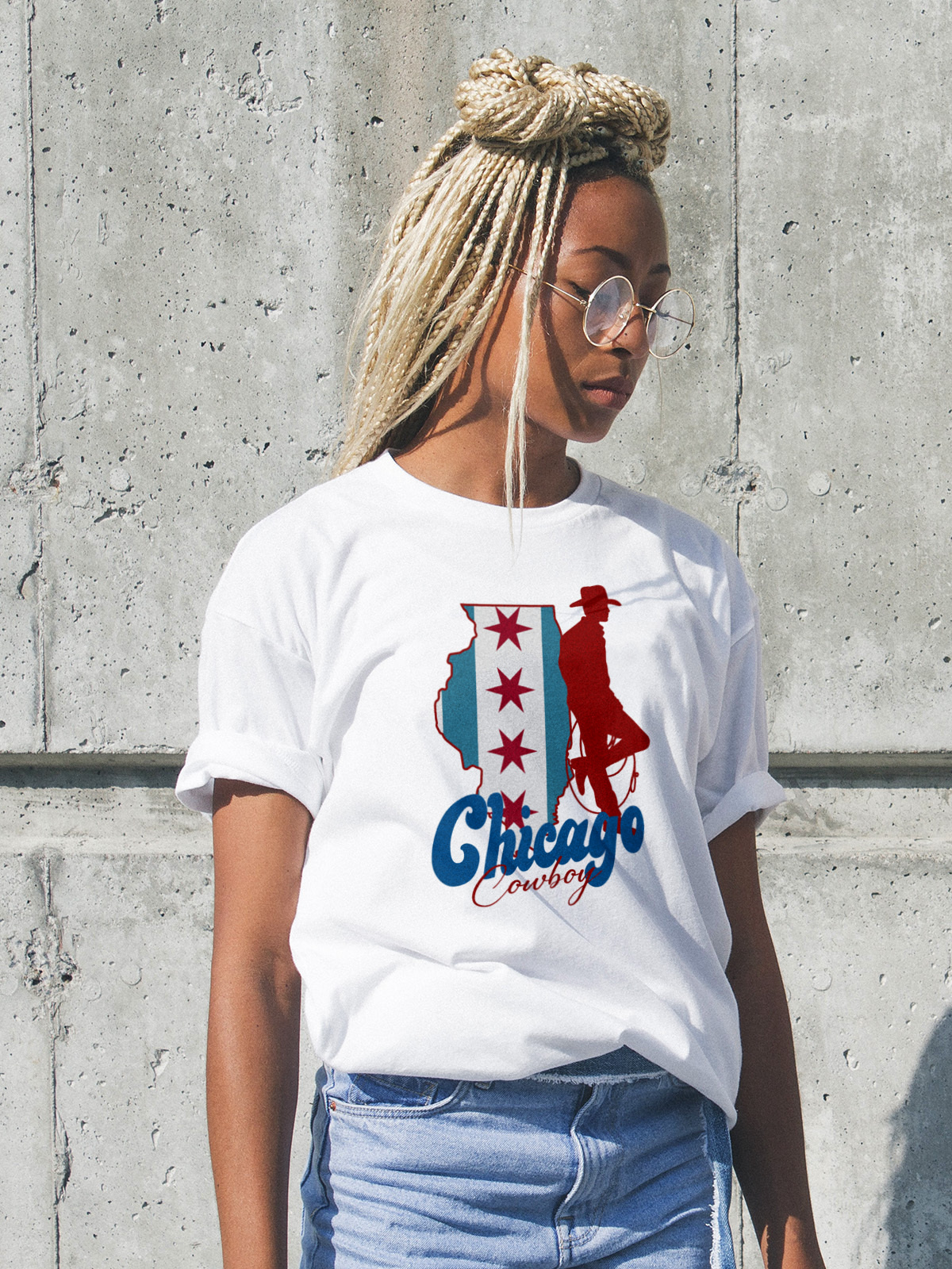 Chicago Cowboy T-Shirt Design