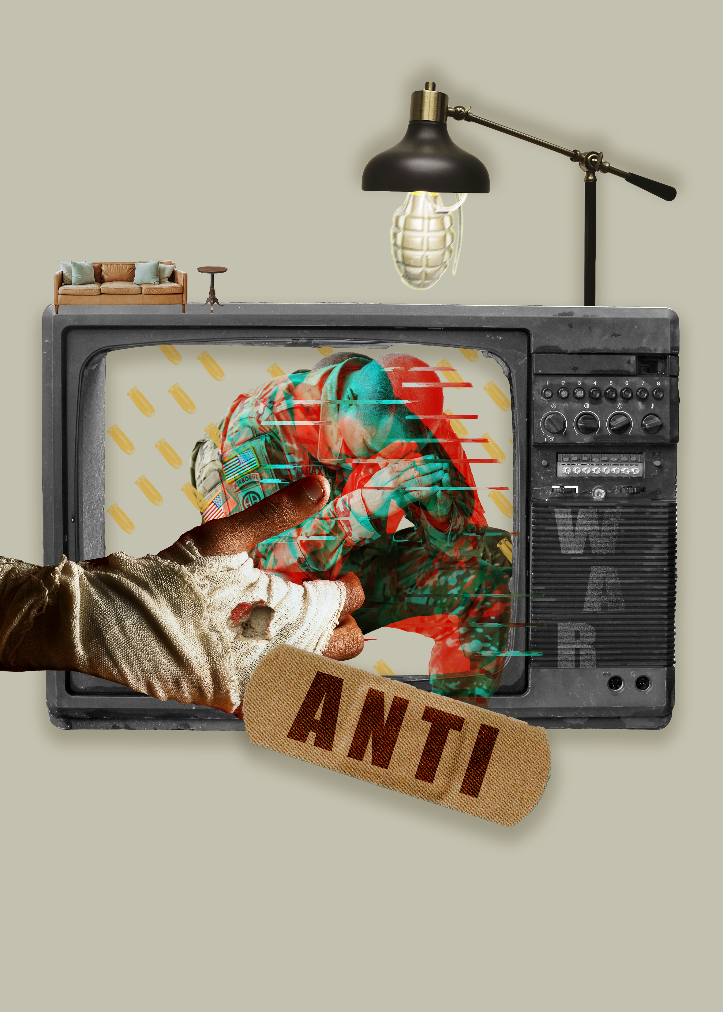 〈Anti War〉visual design