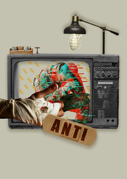 〈Anti War〉visual design