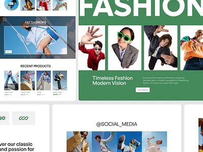 Ecommerce Fashion Website ecommerce homepage ecommerce ui ecommerce website ui fashion landing page fashion ui ux fashion web design fashion website fashion website design landing page modern ui modern website ui online clothing store online store product design shopify design shopify fashion website shopping shopping website web design web3