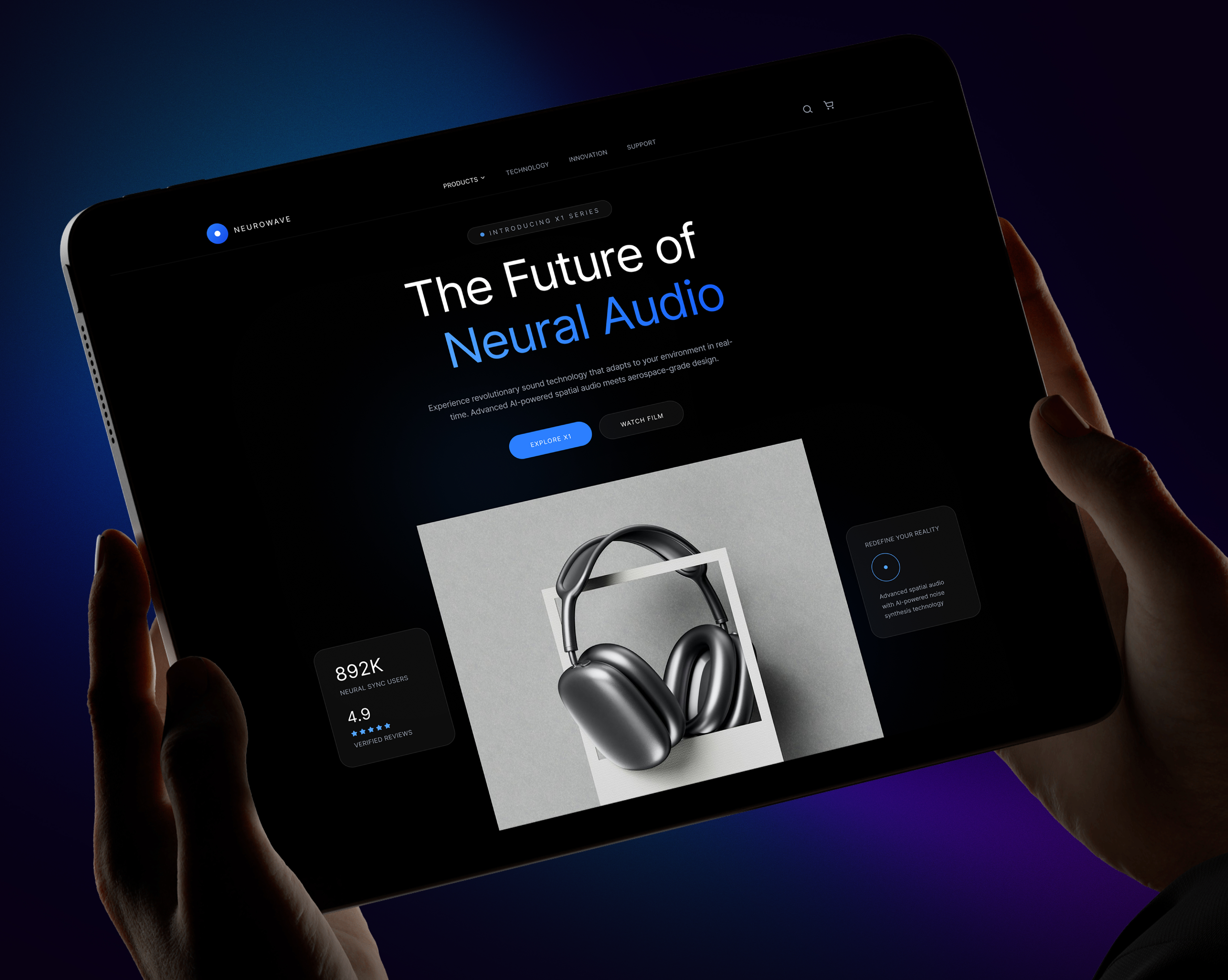 Example of Framer Website Development