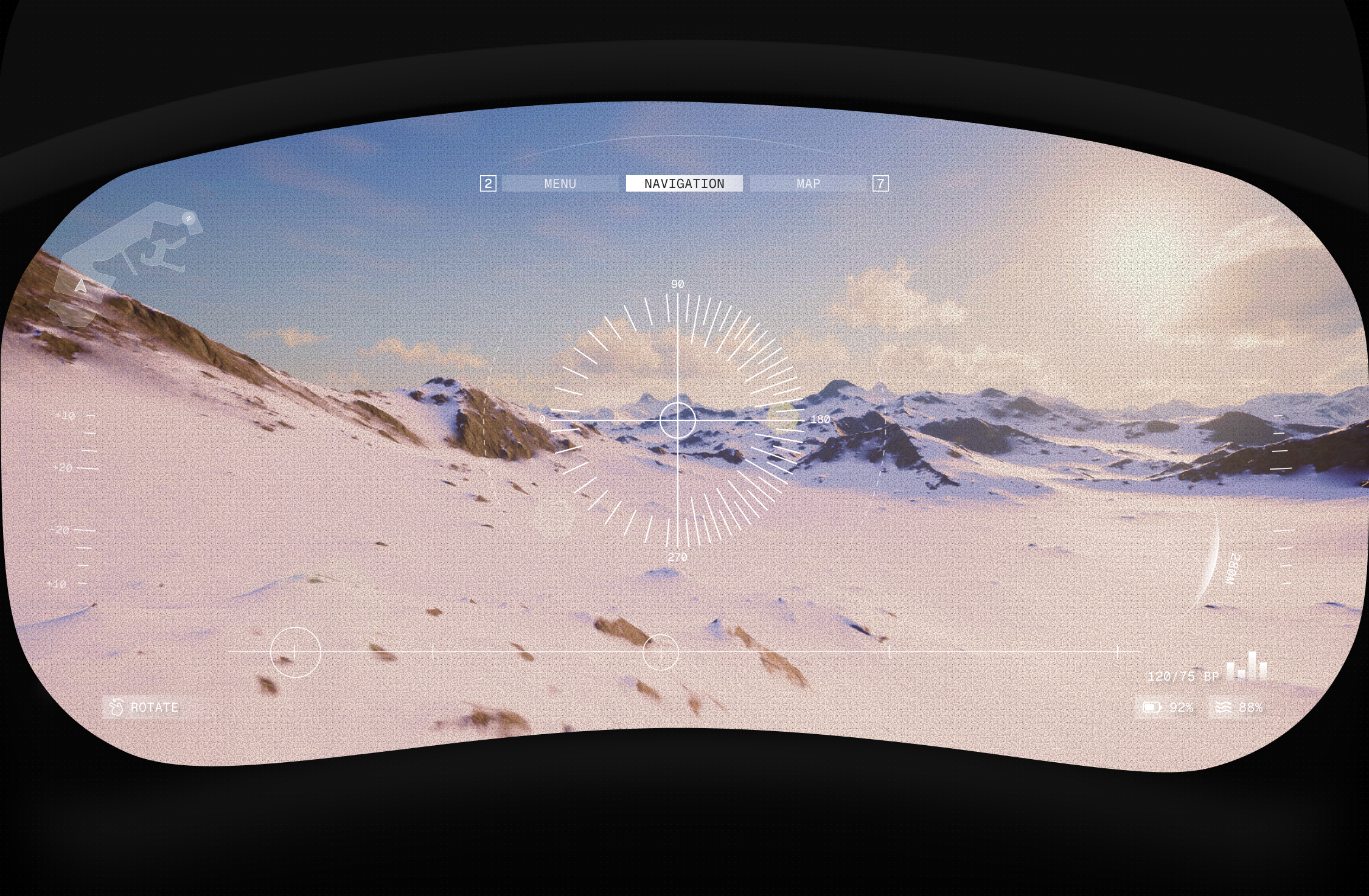 Helmet UI Exploration ai clean design futuristic ui helmet ui minimal startup tech ui ui design