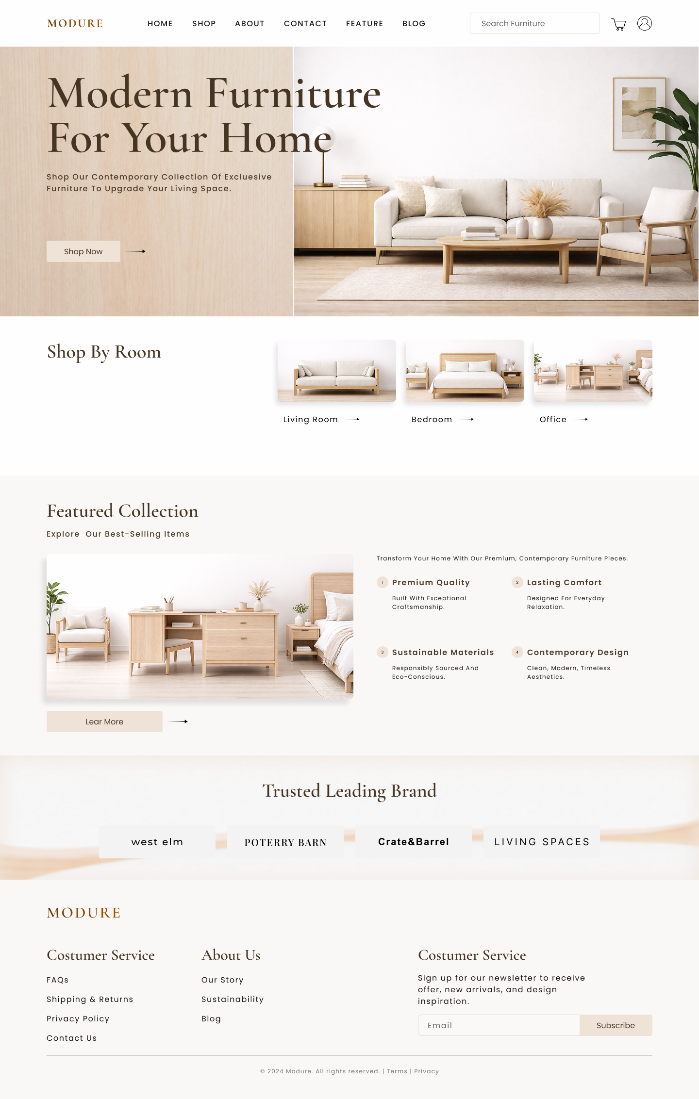 E-commerce Furniture UI/UX Design clean ui ecommerce ecommerce design furniture furniture store furniture website home decor interior design landing page luxury design minimal design modern website online store product showcase responsive design shop ui ui design ux design web design website design