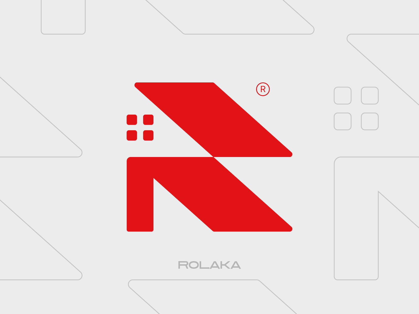 Rolaka — Logo & Branding For A Real Estate Business brand identity branding business logo company logo favicon icon logo logo mark monogram real estate