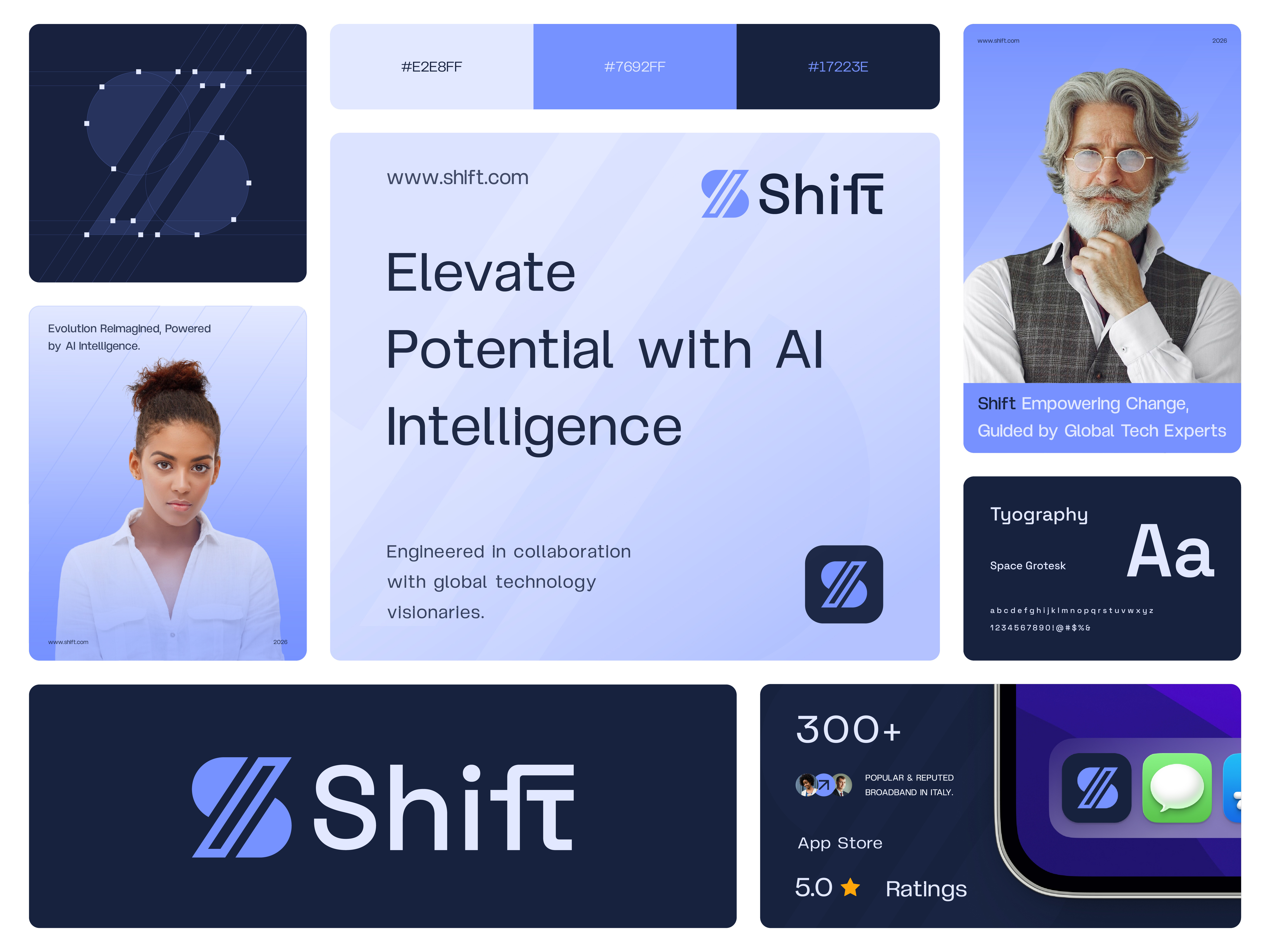 Shift – AI Tech Logo Design, logo design, branding, saas logo
