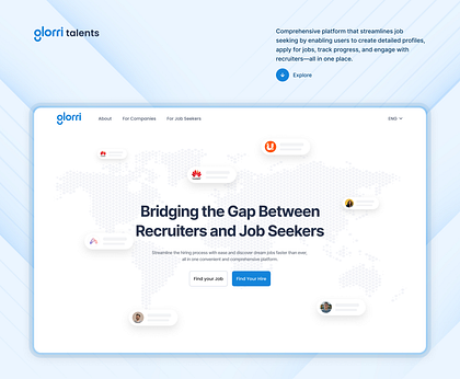 Glorri Talents & Job Platform UI/UX Design