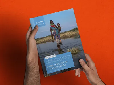 Economic Resilience for Children annual report data visualization editorial design halifax impact report infographic ngo design senior designer typography unicef