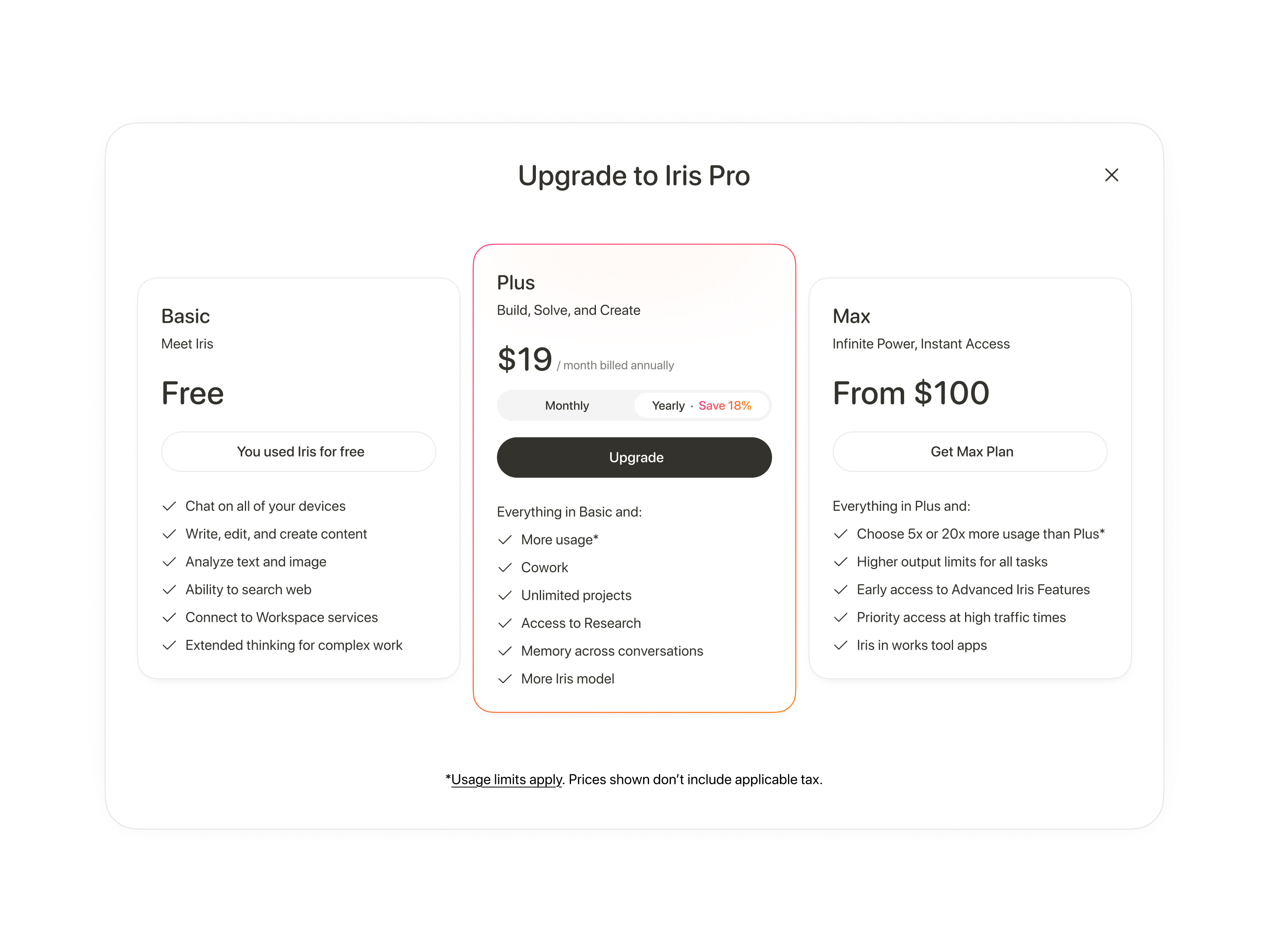 Pricing