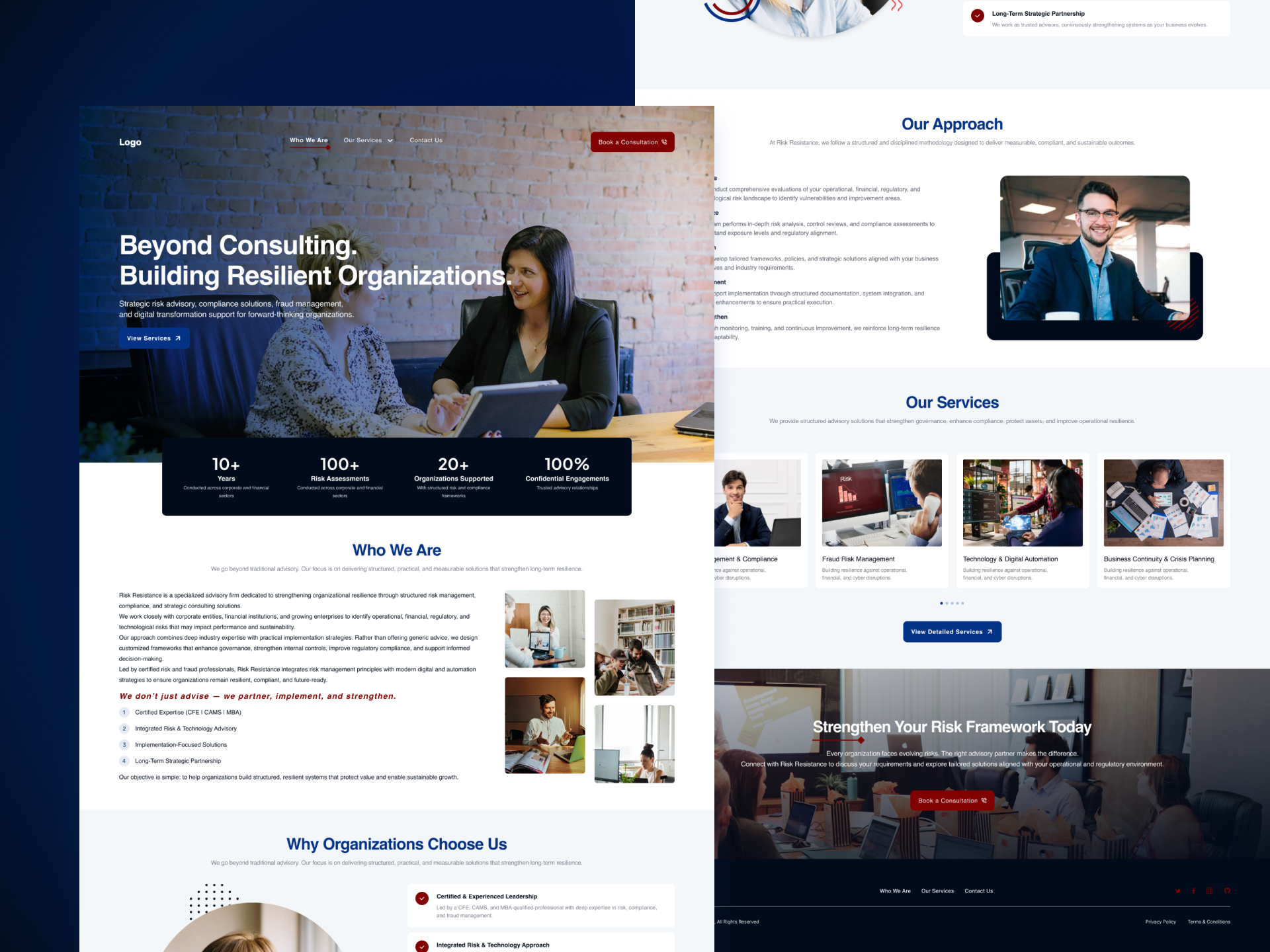 Risk Resistance
Risk & Compliance Advisory Website