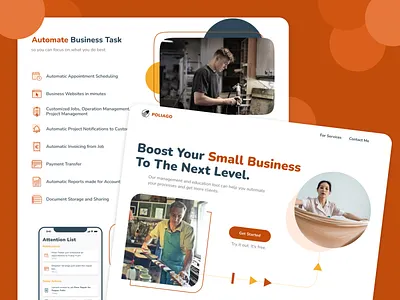 Management Tool Landing Page appointment automation business landing page management scheduling