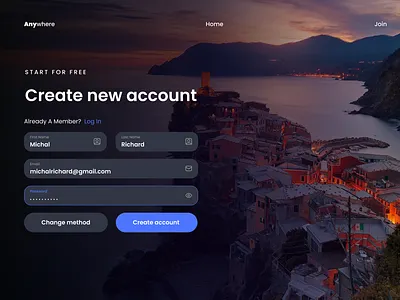 Daily UI Challenge - Sign UP 2023 branding cleanui daily ui daily ui 01 daily ui challange daily ui challenge sign up dailyui dailyui01 log in new sign up trends ui ux