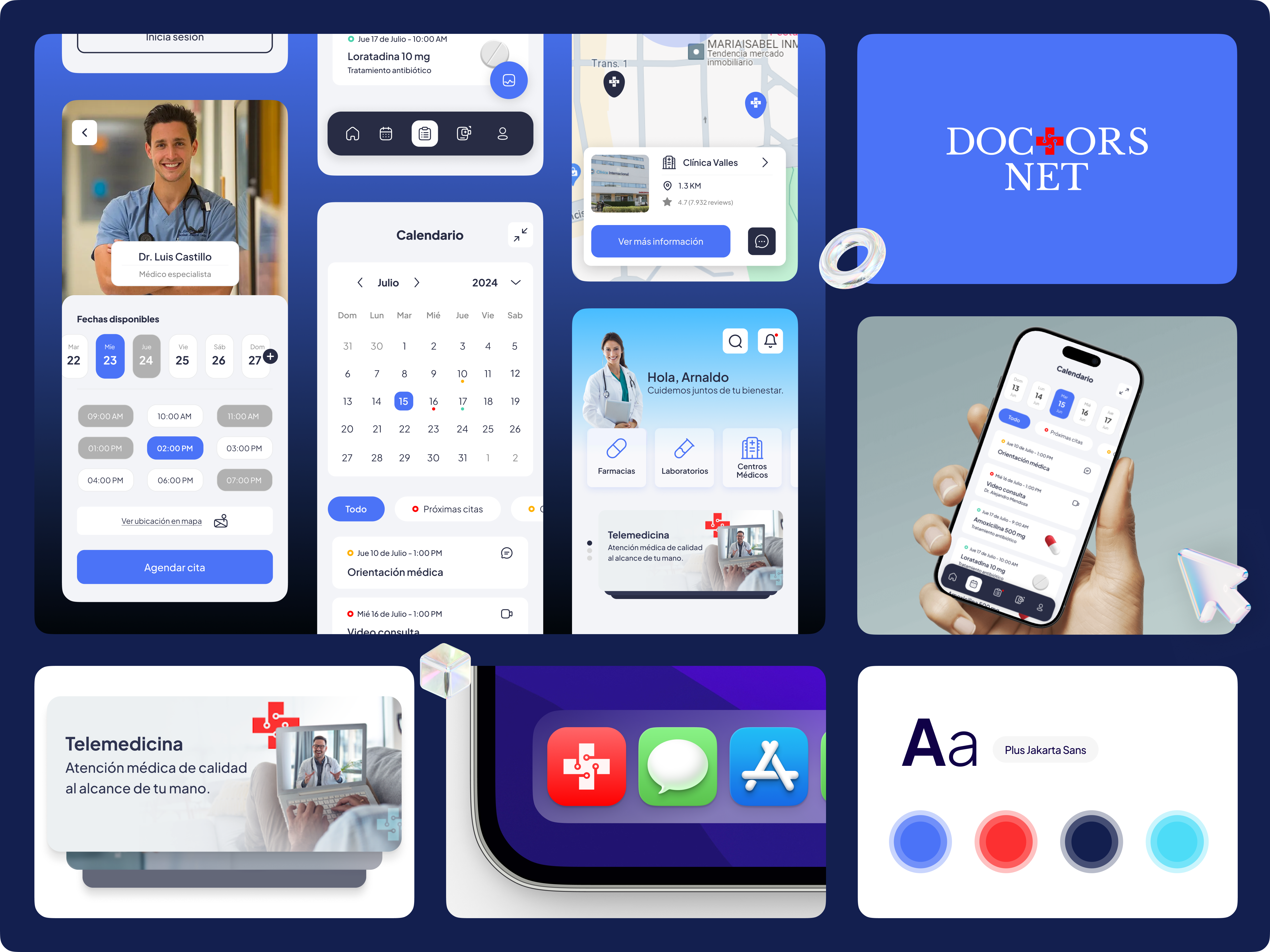 Clean telemedicine UI app