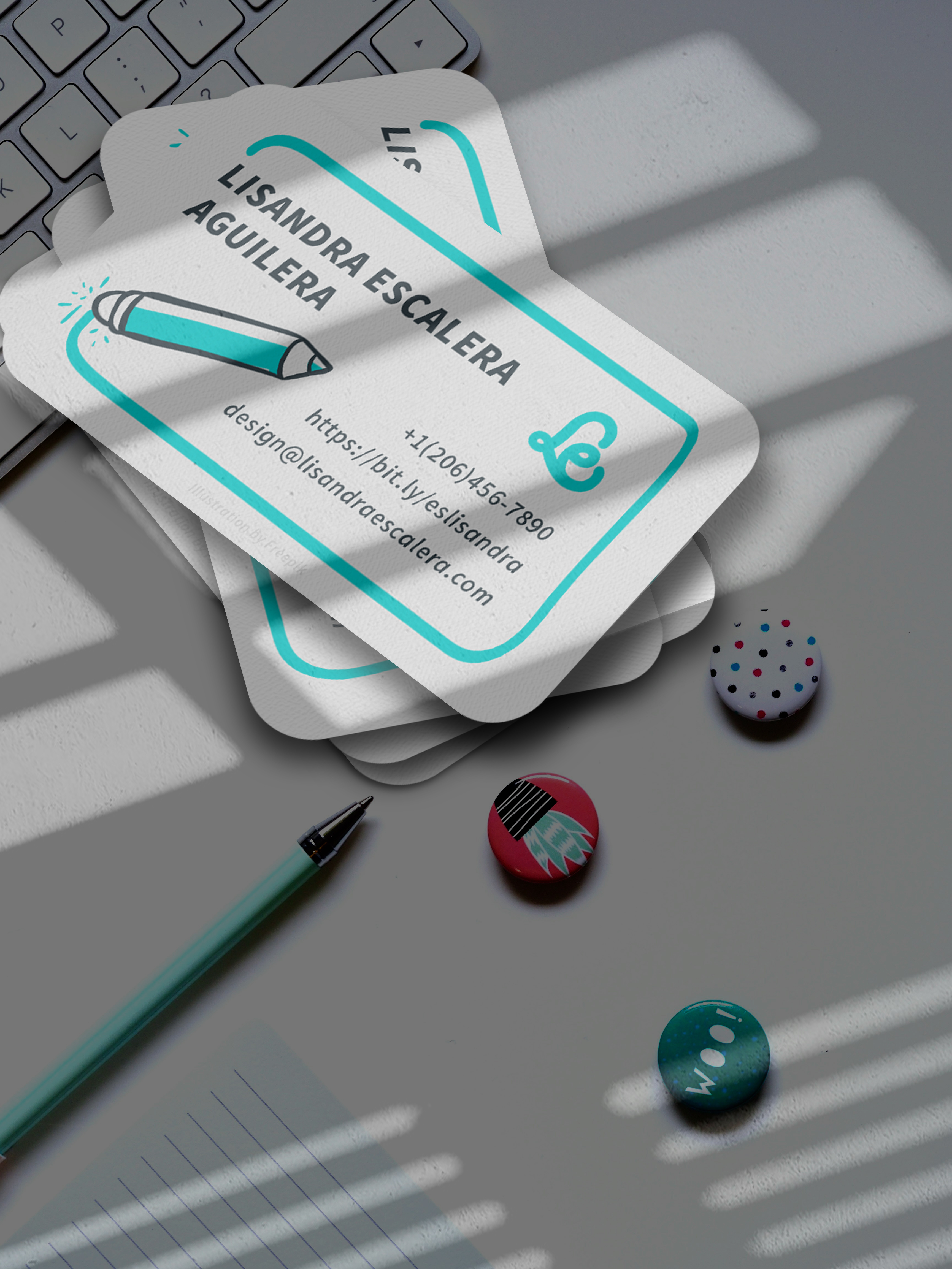 Clean Aesthetic Business Card Design